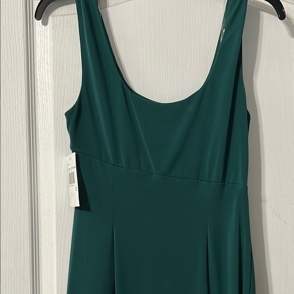 Connected Apparel Teal Sleeveless Midi Dress - Picture 5 of 6